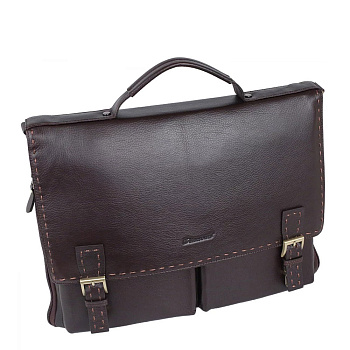 Мужские портфели цвет коричневый  - фото 21