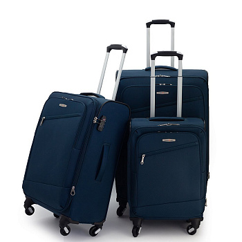 Синие чемоданы для ручной клади  - фото 9