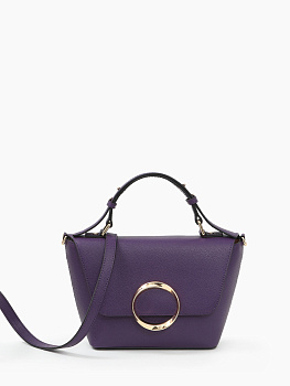 Фиолетовые женские сумки через плечо  - фото 44