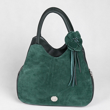 Зелёные замшевые сумки  - фото 2