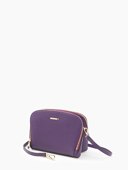 Фиолетовые женские сумки через плечо  - фото 47