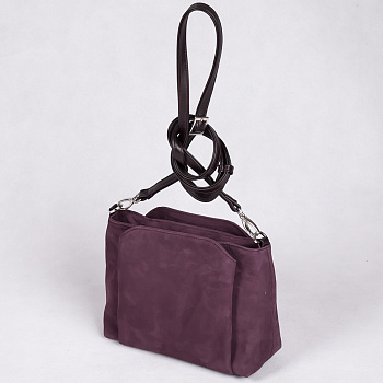 Бордовые женские сумки через плечо  - фото 39