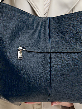 Синие кожаные женские сумки  - фото 65