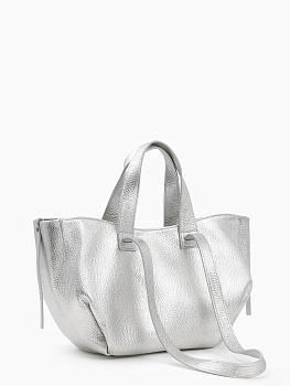 Серебристые женские сумки  - фото 24