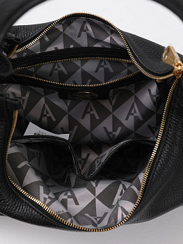 Чёрные женские сумки-мешки  - фото 37