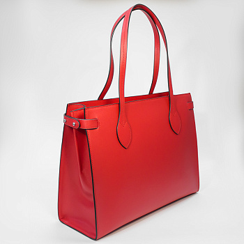 Большие сумки красного цвета  - фото 6