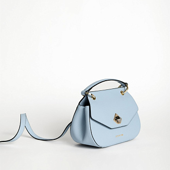 Голубые женские сумки через плечо  - фото 17