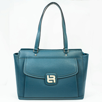 Синие кожаные женские сумки  - фото 89