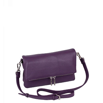 Фиолетовые женские сумки через плечо  - фото 33