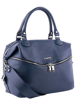 Синие кожаные женские сумки  - фото 71