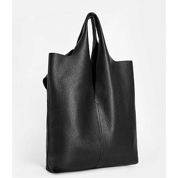 Чёрные женские сумки-мешки  - фото 39