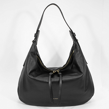 Чёрные женские сумки-мешки  - фото 7
