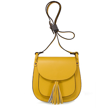 Желтые женские сумки через плечо  - фото 62