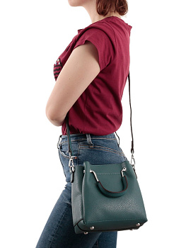 Бирюзовые женские сумки через плечо  - фото 84