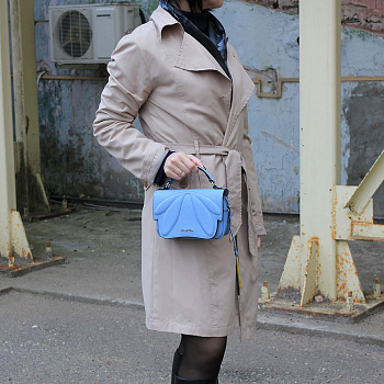 Голубые женские сумки  - фото 45