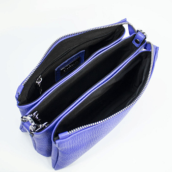 Синие кожаные женские сумки  - фото 32