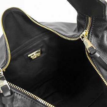 Чёрные женские сумки-мешки  - фото 9