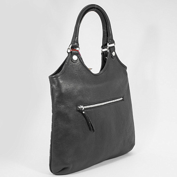 Чёрные женские сумки-мешки  - фото 11