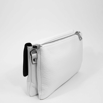 Белые кожаные женские сумки  - фото 23
