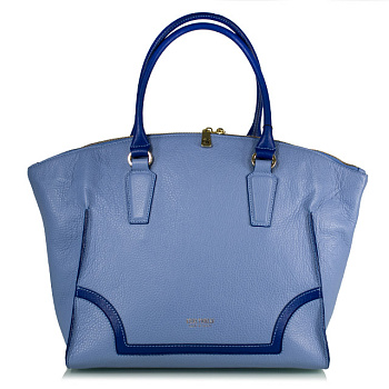 Большие сумки голубого цвета  - фото 11