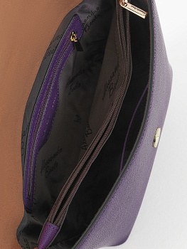 Фиолетовые женские сумки через плечо  - фото 46