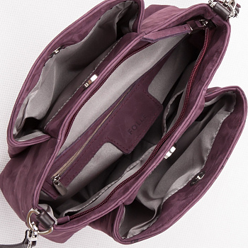 Бордовые женские сумки через плечо  - фото 40