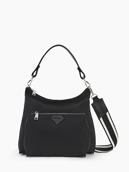 Чёрные женские сумки-мешки  - фото 98