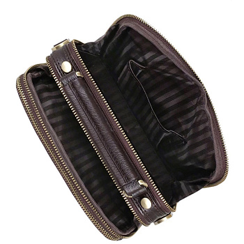 Маленькие кожаные мужские сумки через плечо  - фото 94