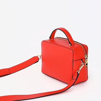 Красные женские сумки через плечо  - фото 63