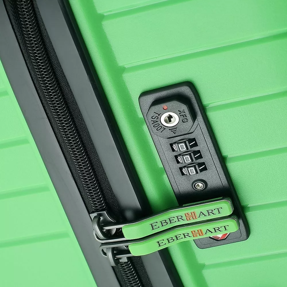 Зелёные пластиковые чемоданы  - фото 92