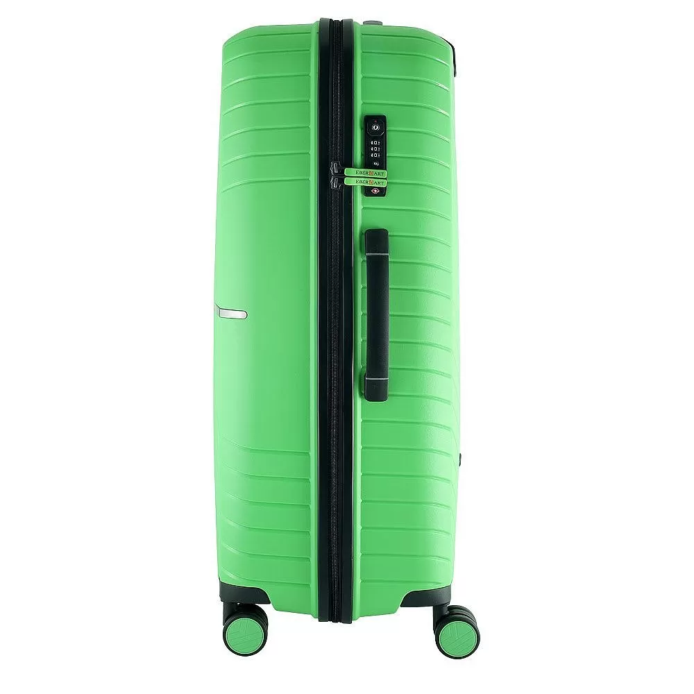 Зелёные пластиковые чемоданы  - фото 89