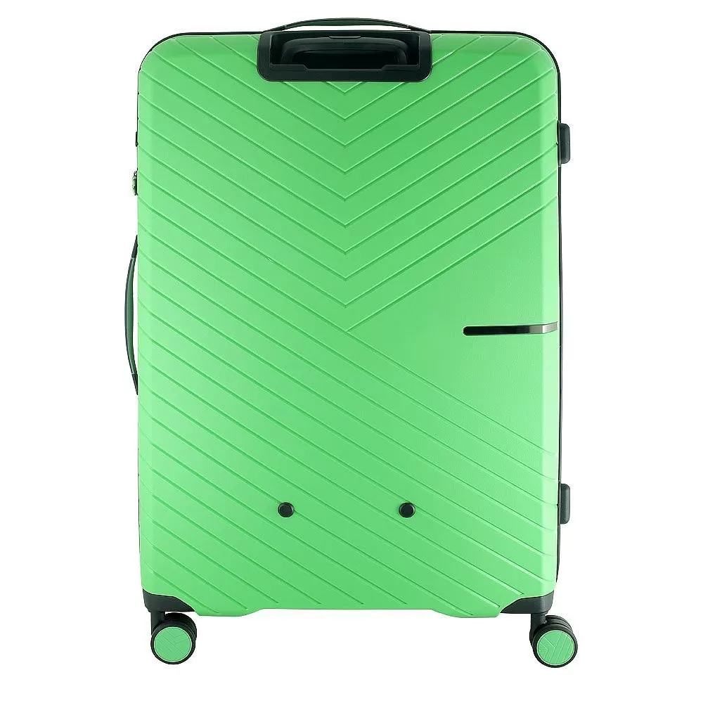 Зелёные пластиковые чемоданы  - фото 90