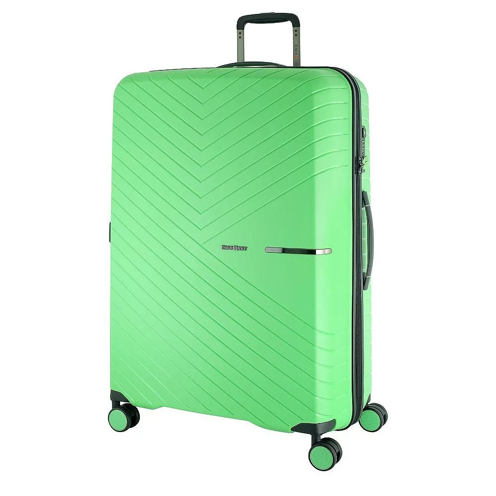 Зелёные пластиковые чемоданы  - фото 87