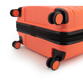 Оранжевые чемоданы для ручной клади  - фото 8