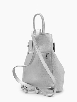 Женские рюкзаки серебристого цвета  - фото 2