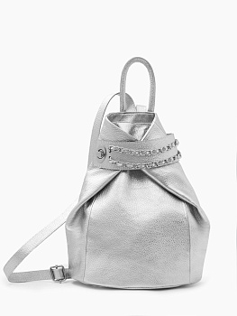 Женские рюкзаки серебристого цвета  - фото 1