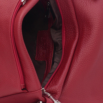 Красные кожаные женские сумки недорого  - фото 33