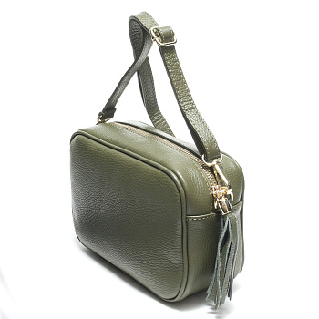 Зеленые женские сумки через плечо  - фото 49