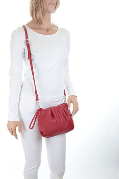 Красные кожаные женские сумки недорого  - фото 112