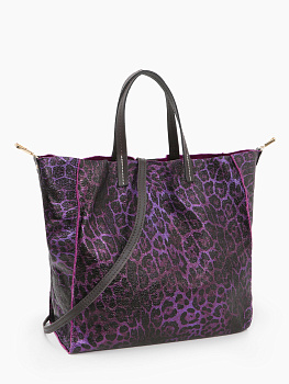 Фиолетовые женские сумки-мешки  - фото 2