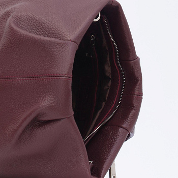 Бордовые кожаные женские сумки недорого  - фото 75