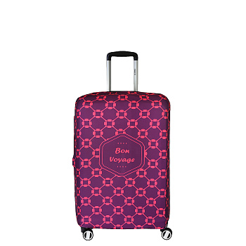 Фиолетовые чехлы для чемоданов  - фото 4