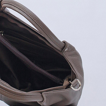 Недорогие кожаные коричневые женские сумки  - фото 27