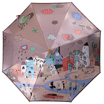 Зонты женские Коричневые  - фото 109