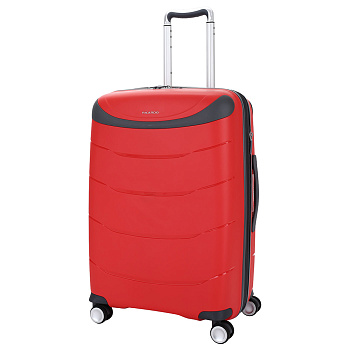 Красные пластиковые чемоданы  - фото 19