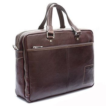 Мужские деловые сумки коричневого цвета  - фото 74