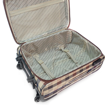 Бежевые чемоданы для ручной клади  - фото 23