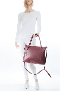 Бордовые женские сумки недорого  - фото 95