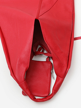 Красные женские сумки-мешки  - фото 18