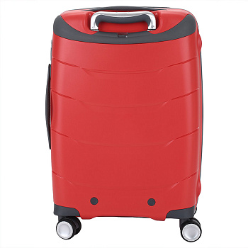Красные пластиковые чемоданы  - фото 12